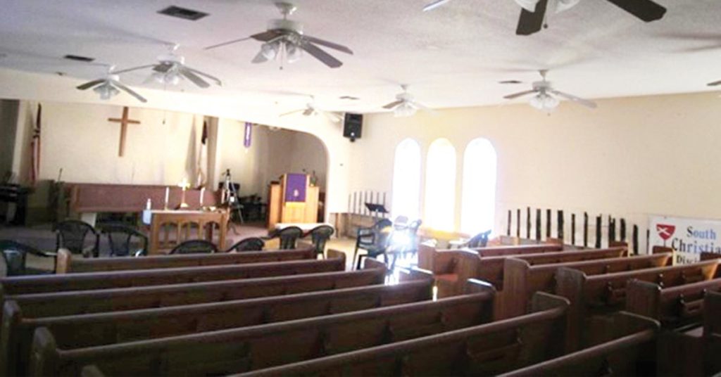 Hurricane Saley's damage to South Baldwin Christian Church